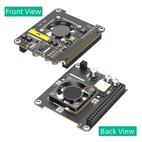 PoE HAT for 5 with Cooling Fan/Computer Module 5, with Automatic8106 - Afbeelding 3 van 8