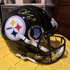 Chase Claypool Signed Pittsburgh Steelers F/S Speed Helmet-Beckett.  Replica