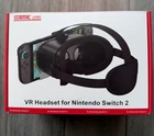 STARTRC GAMES VR Headset for Nintendo Switch 2 Adjustable Lenses White and Black