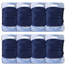 8 Pack 160 Yards 02 Metallic Blue Needloft Craft Cord 8x20yds Spools