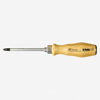 Felo Phillips #3 x 150mm Wood Handle Screwdriver