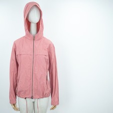 PESERICO Cappellini Italy Giacca Donna Rosa con Cappuccio Lusso Raccagni Zip M L