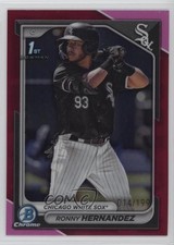 2024 Bowman Chrome Prospects Fuchsia Refractor /199 Ronny Hernandez #BCP-92 0i1b