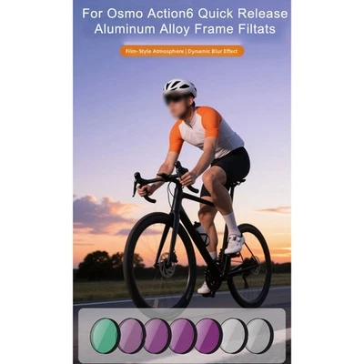 For DJI Action 6 Camera Optical Filters Set Improve Image Quality and Contrast - Image 1 of 4