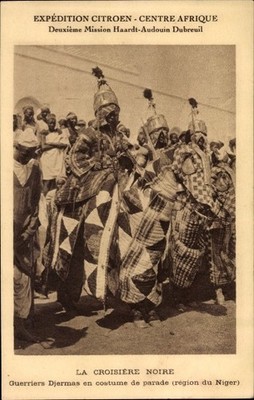 Ak Niger, Guerriers Djermas en costume de parade, Expedition... - 3266666