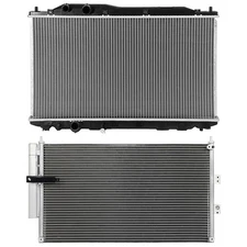 Assembly New Radiator AC Condenser Fits 2006-2011 Acura CSX 2.0L l4