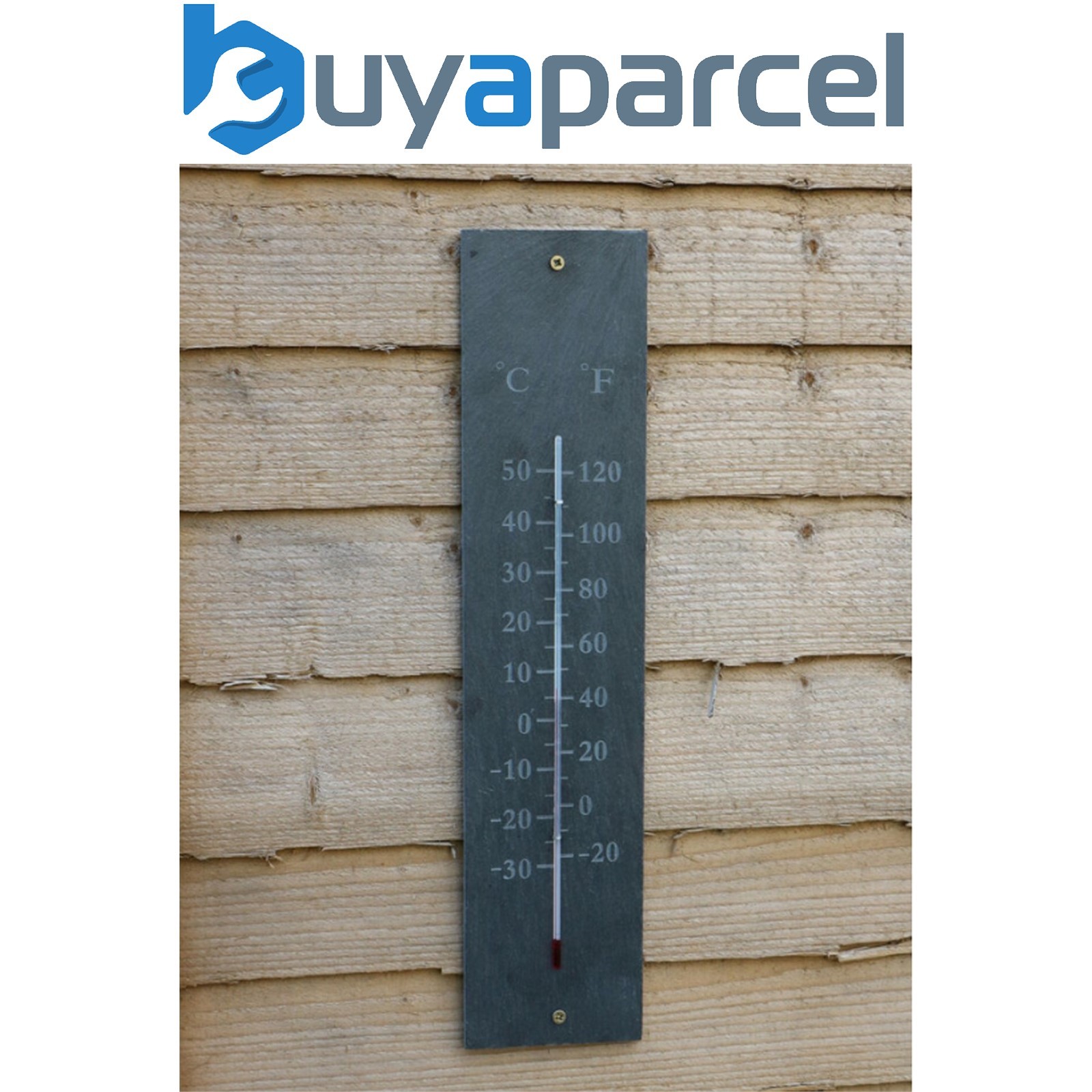 Garden Slate Thermometer 45 x 10cm
