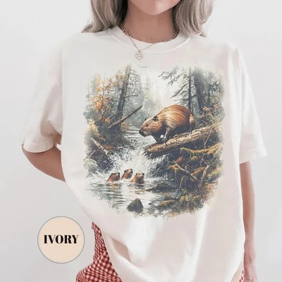 Vintage Beaver Family Comfort Tee
