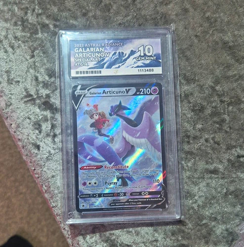 Pokémon Galarian Articuno V (Special Art) TG16/TG30 AR: Trainer Gallery ACE 10