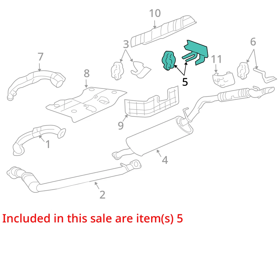 2002 - 2008 雪佛兰 PONTIAC UPLANDER VENTURE BRACKET ASM EXH RESO FRT H 10433163 — 第 2/3 张图片