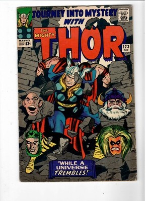 JOURNEY INTO MYSTERY #123 Thor vs. Absorbing Man Marvel Comics Dec. 1965 ''VG''