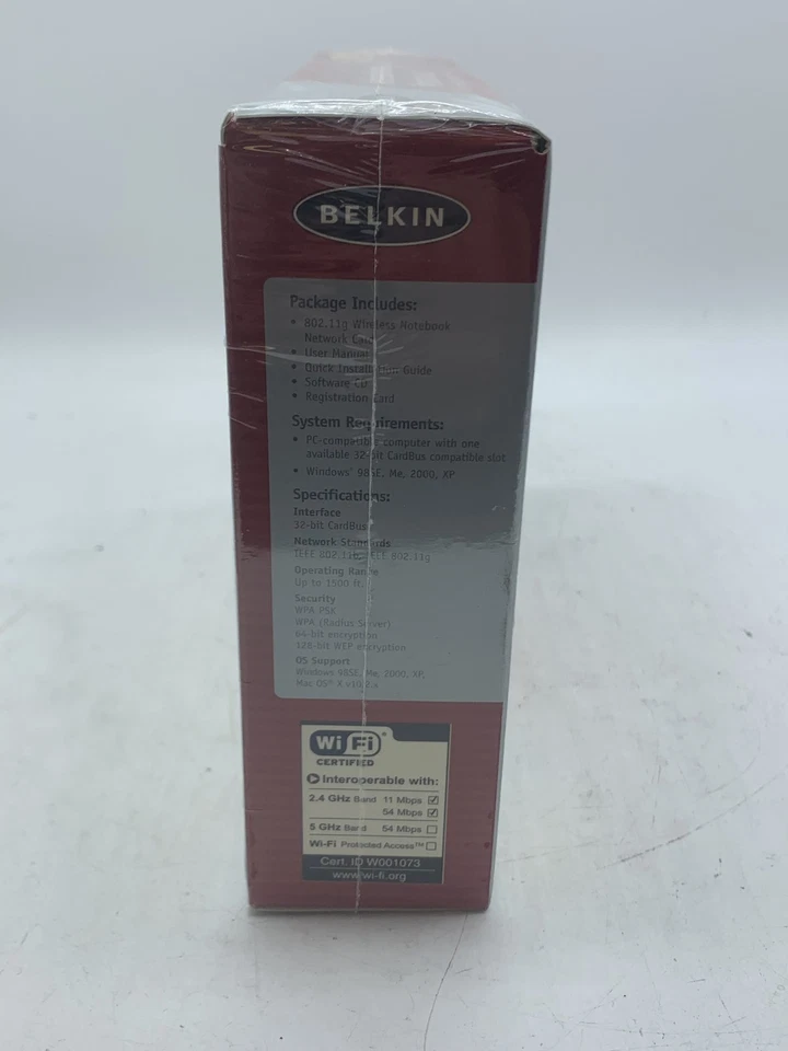 NUEVO SELLADO Belkin F5D7010 Tarjeta de Red Inalámbrica Notebook ~ ENVÍO GRATUITO Foto 3 de 4