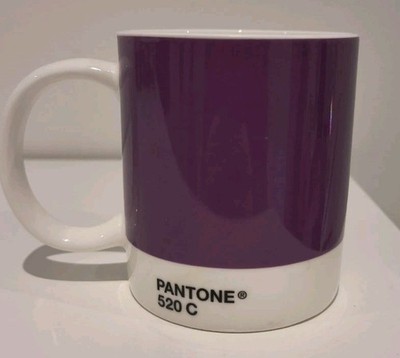 Pantone 520C 520 C Fine China Becher Tee Kaffee Tasse Weißbrot Wilkinson Traubensaft