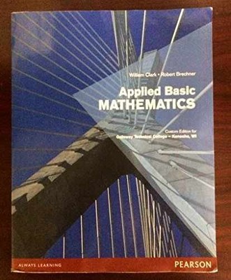 Applied Basic Mathematics (2nd - Paperback, by Clark William J.; - Very Good