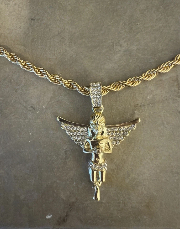 Rope Chain Yellow gold Chain 20in - Image 2 of 2