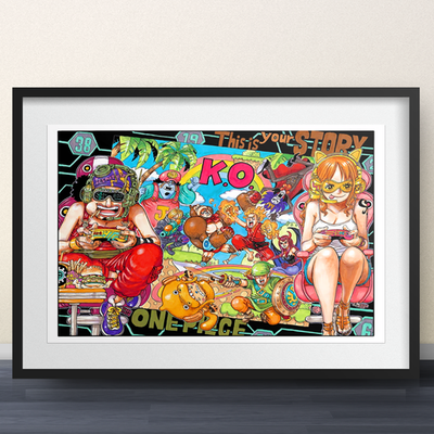 One Piece - Chapter 1028 Shonen Jump Art Spread 11x17 - Art Poster