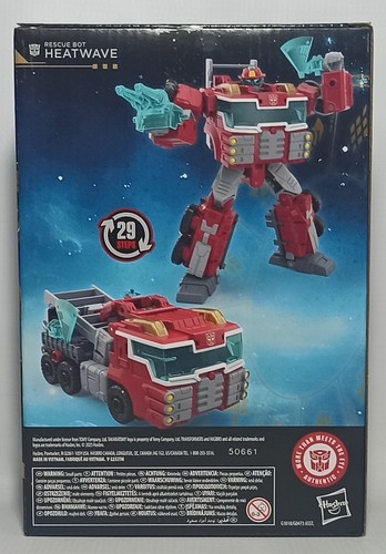 HASBRO 2025 TRANSFORMERS AGE OF THE PRIMES VOYAGER CLASS RESCUE BOT HEATWAVE MIB - Picture 9 of 15
