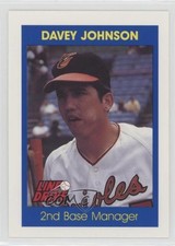 1991 Line Drive Davey Johnson #34 0q3