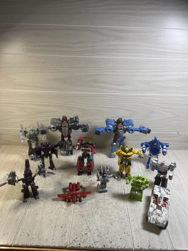 Transformers Lot Vtg Action Figures 1980s- 2000’s Cars Planes Lot Of 13