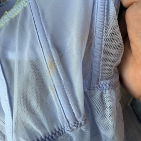 Victoria's Secret Lavender Floral Sheer Lace Corset Babydoll Lingerie Sexy 36D