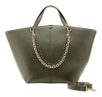 Seidenfelt Manufaktur Lainio Handbag Handtasche Tasche Khaki Khaki Neu