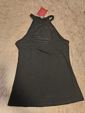 Verdusa Women's Halter Black Top - Sz Small NWT