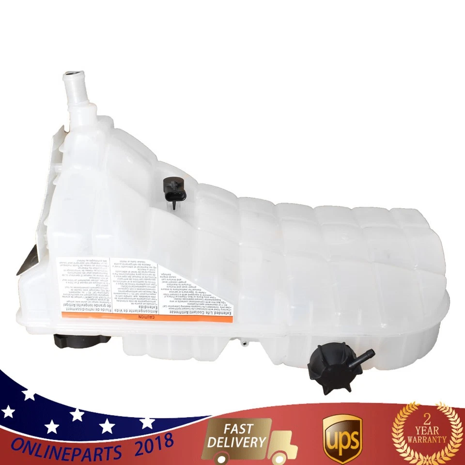 For Kenworth T660 T800 2008-2015 Coolant Overflow Reservoir Tank w/Cap & Sensor - Image 2 of 4