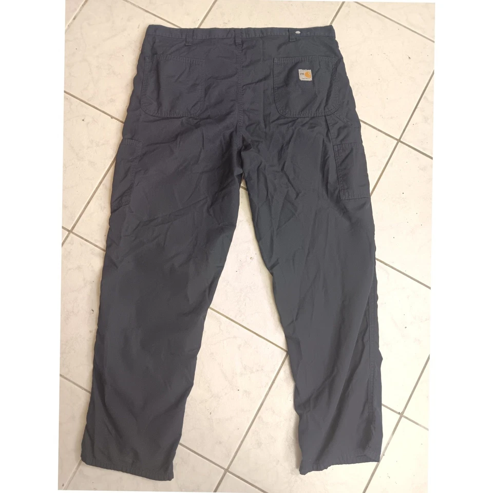 Carhartt 73478-20 40x32 Navy Flame Resistant Work Pants GlenGuard 6.4 - Image 2 of 4