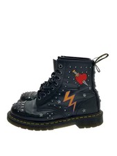 Dr. Martens Boots/ UK Size 8/ Black Leather/ Size 1460