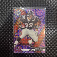 2025 Panini Mosaic Jamal Anderson Reative Purple Prizm #152 Atlanta Falcons 