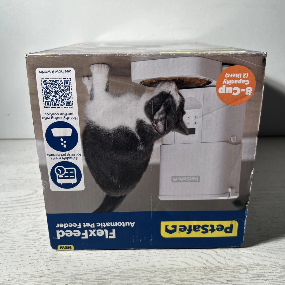 PetSafe Flex Feed Automatic Pet Feeder 8 Cup Capacity BRAND NEW SEALED - Image 2 of 4
