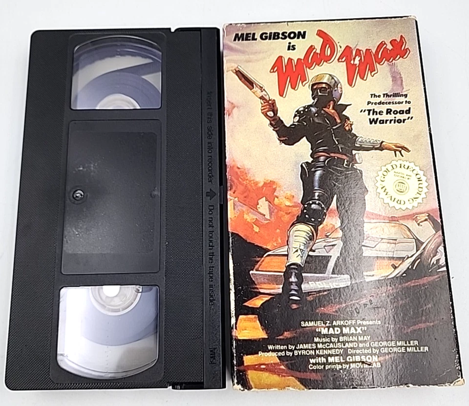 Mad Max Vestron Video VHS Tape Film Mel Gibson 1983 Release Vintage - Image 3 of 4
