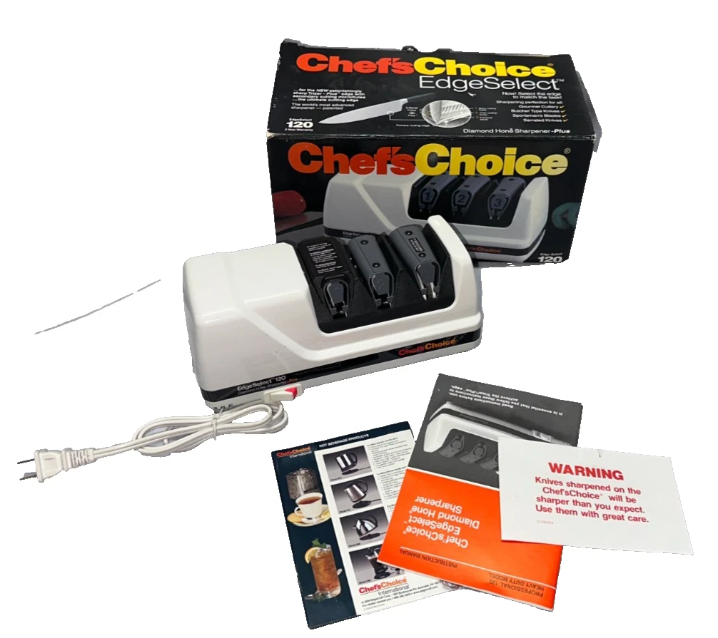 Chefs Choice EdgeSelect 120 for FineEdge & Serrated Knives - USED/WORKS (READ)
Opens in a new window