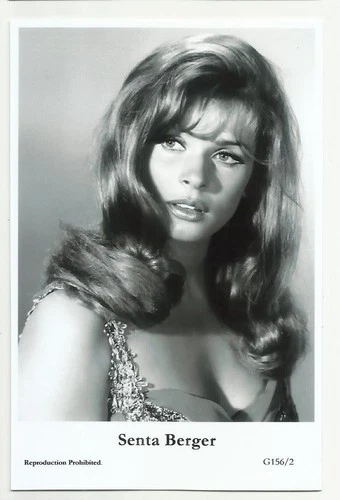 BX134) SENTA BERGER SWIFTSURE PHOTO POSTCARD (G156/2) PIN UP FILM GLAMOUR