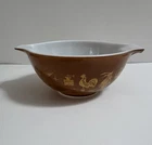 Pyrex #442 Early American 1 1/2 Qt Cinderella Bowl, Nesting Mixing Bowl, Vintage