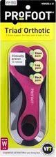 ProFoot Triad Orthotic Women's 6-10 One Pair Size, Pink 
