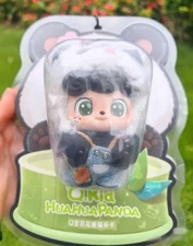 JOTOYS Q.KID HUAHUA PANDA LIMITED EDITION FIGURE PLUSH PENDANT ART TOY GIFT 11CM
