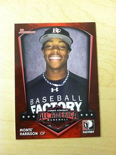 2013 BOWMAN UNDER ARMOUR MONTE' HARRISON MONTE BASEBALL FACTORY  ROOKIES