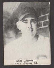 1947  TIP TOP BREAD  BASEBALL,  EARL CALDWELL  SP   INV 9821