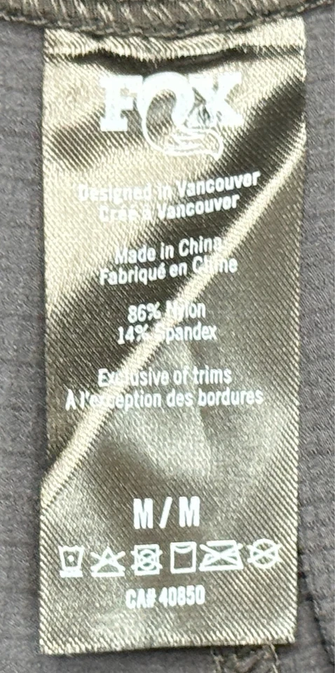 Shorts feminino Fox Racing preto transferência desempenho tamanho médio - Imagem 3 de 4