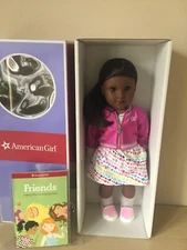 American Girl 18" Truly Me #80 Doll Deep Skin Black Textured Hair Brown Eyes