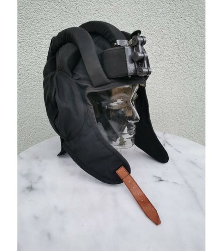 Vintage Tank Tanker Helmet Cap Hat USSR 