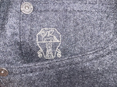 NEW Brunello Cucinelli Pants Mens Size 38 56 Gray Button Fly Wool Flannel - Picture 4 of 15