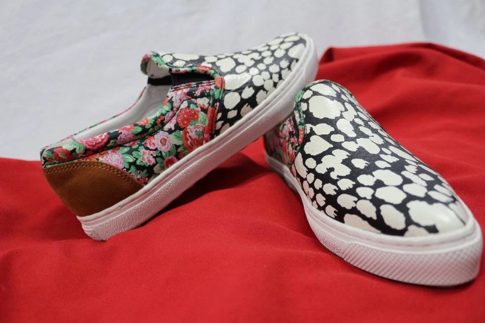 Nuevo en caja Zapatilla Coach Para Mujer Negra Marfil/Rosa C103 Grano SFT/SFT Suave Q8178 Foto 4 de 4