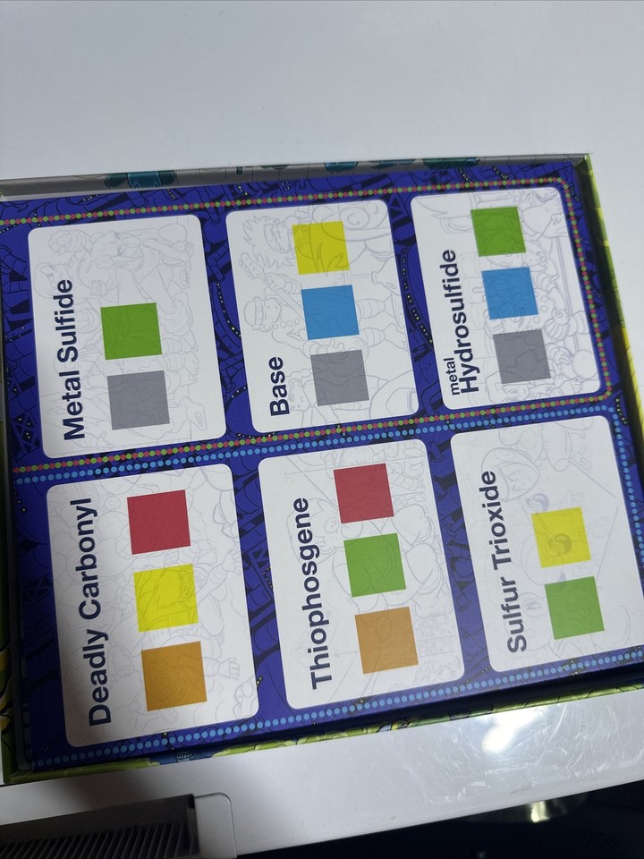 Science Ninjas Valence Plus Board Game Advanced Chemistry Simple Rules