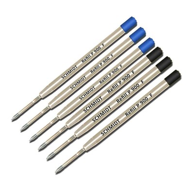 Lanier Combo Pack - 6 Pack - Schmidt P900 F Parker Style Ballpoint Refill Blu...