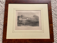 William Leighton Leitch, Antike Gravur mit wertvollem Rahmen, Palermo