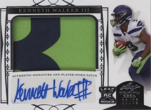 2022 Leaf Trinity Kenneth Walker III #PA-KW2