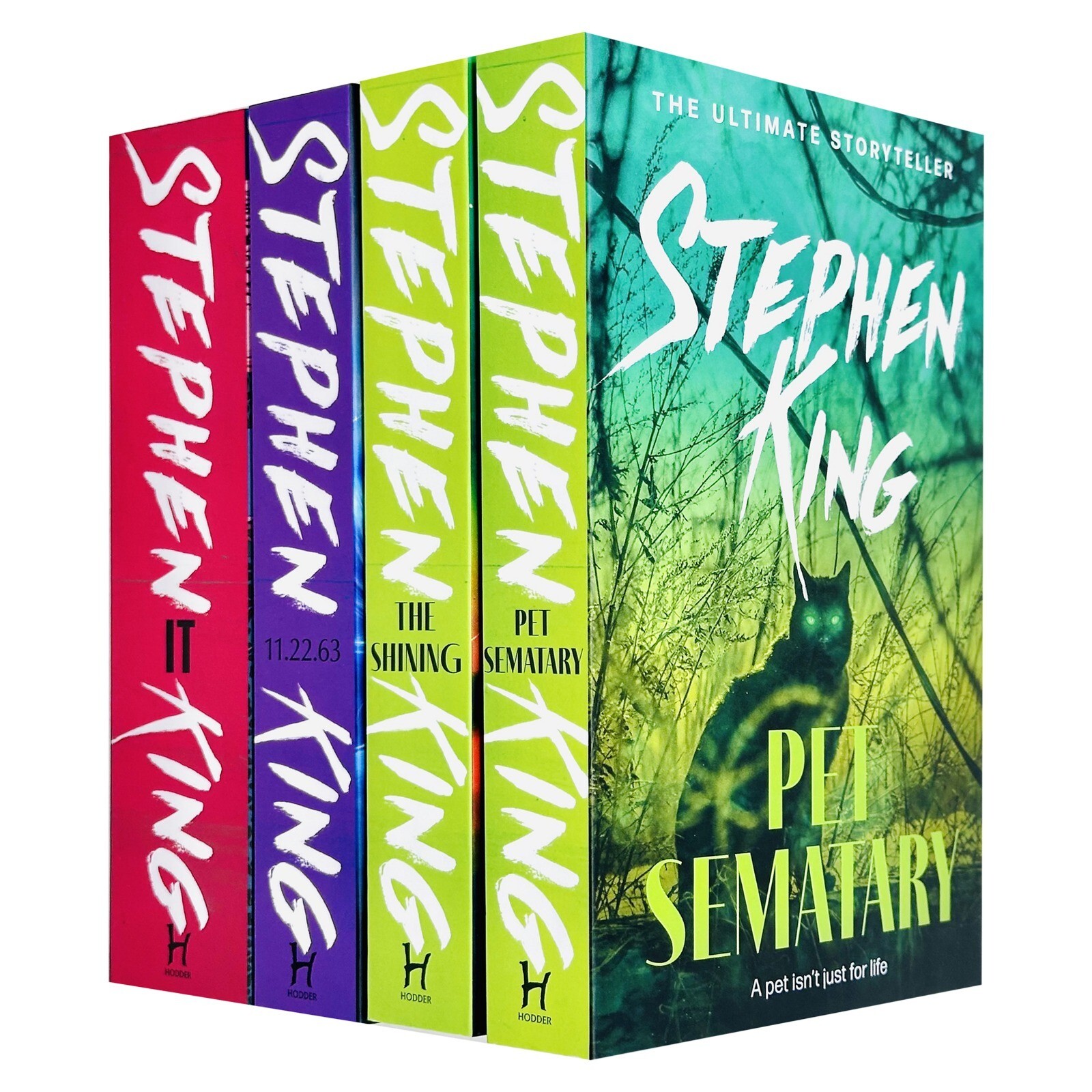 Stephen King Collection 4 Books Set Pet Sematary, Shining, It, 11.22.63