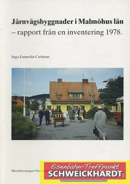 Järnvägsbyggnader i Malöhus Iän - rapport fran en 1978 - Carlman - SH217894 - Bild 1 von 1